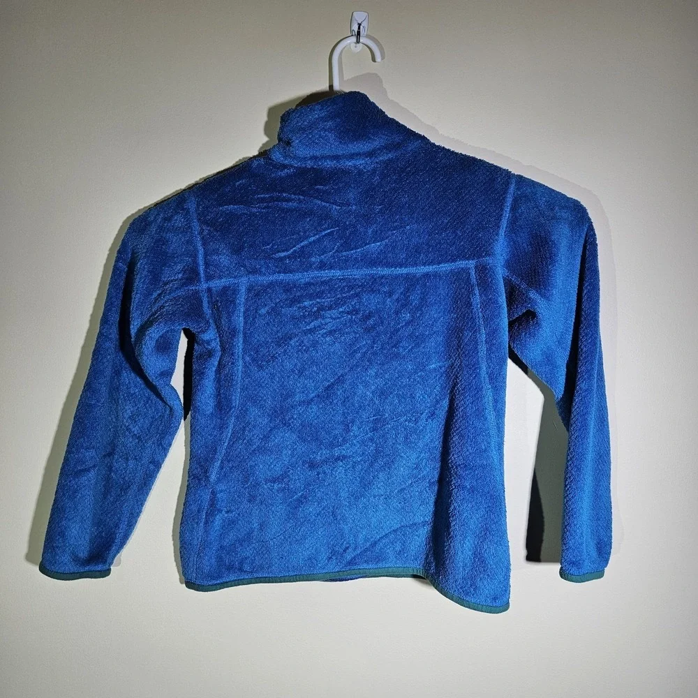PATAGONIA Re-Tool Snap-T‎ Fleece Pullover Women's Small Blue Pockets